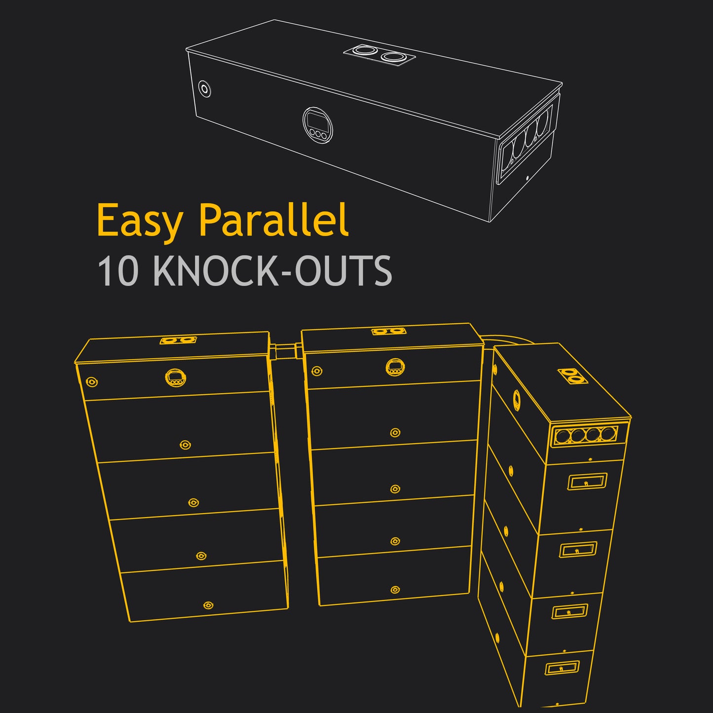 5.4kWh Expandable 51.2v LiFePo4 Battery
