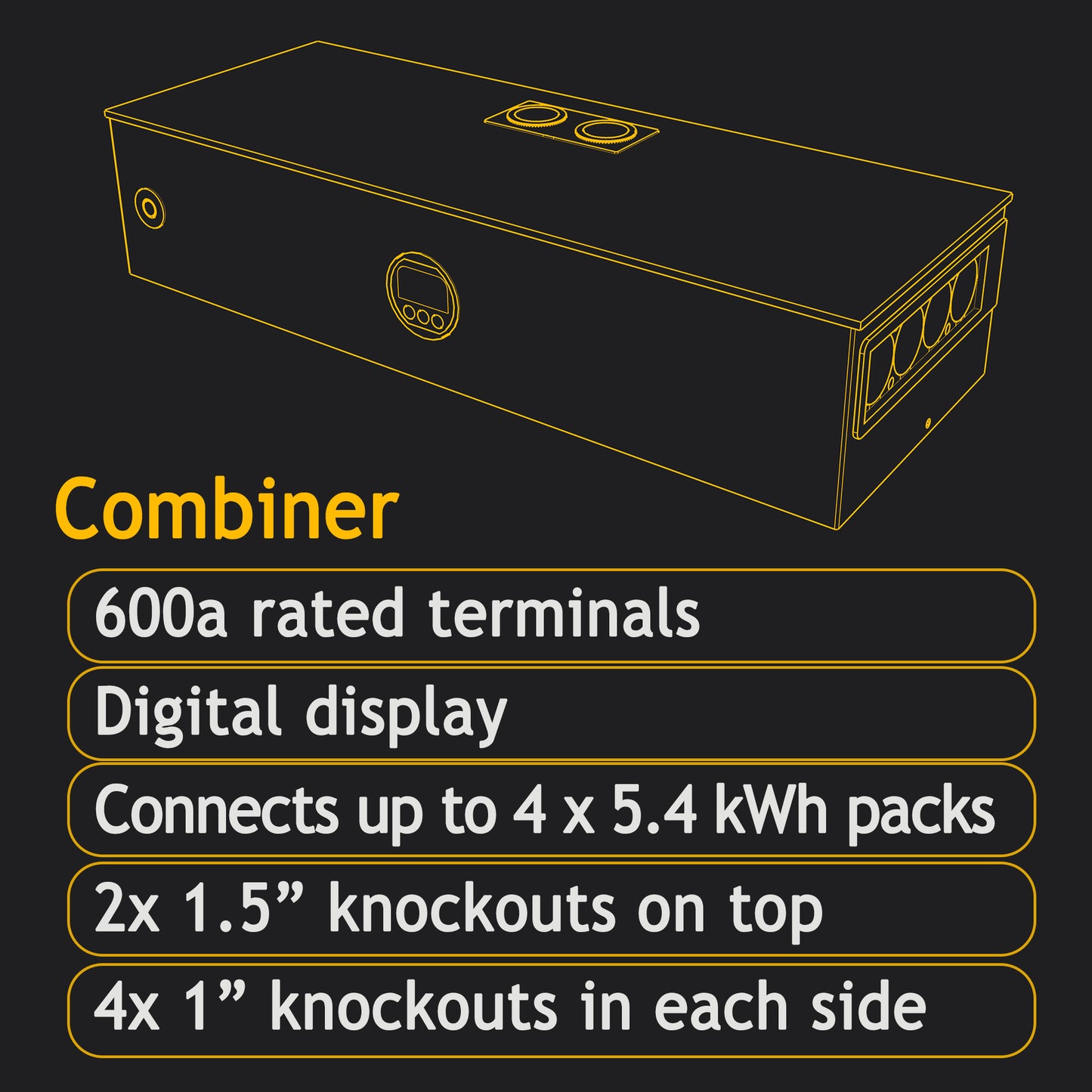 21.5kWh 51.2v LiFePo4 Battery